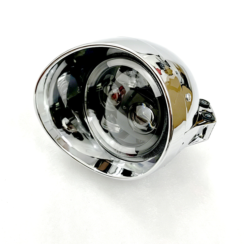 Universal Motorcycle Led Headlight Projector - مصباح أمامي LED عالمي للدراجات النارية