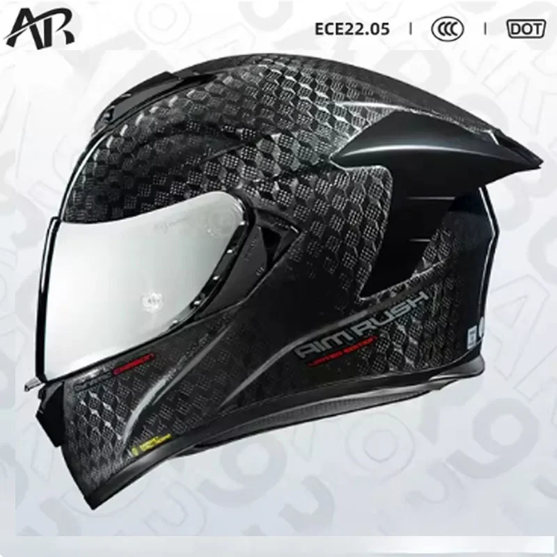 Carbon Fiber Lightweight Motorcycle Helmet - خوذة دراجة نارية من ألياف الكربون