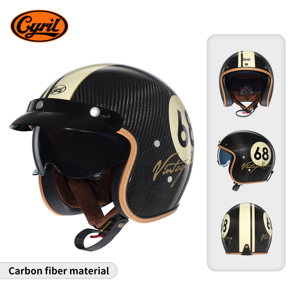 Carbon Fiber Lightweight Motorcycle Helmet - خوذات دراجات نارية خفيفة الوزن من
