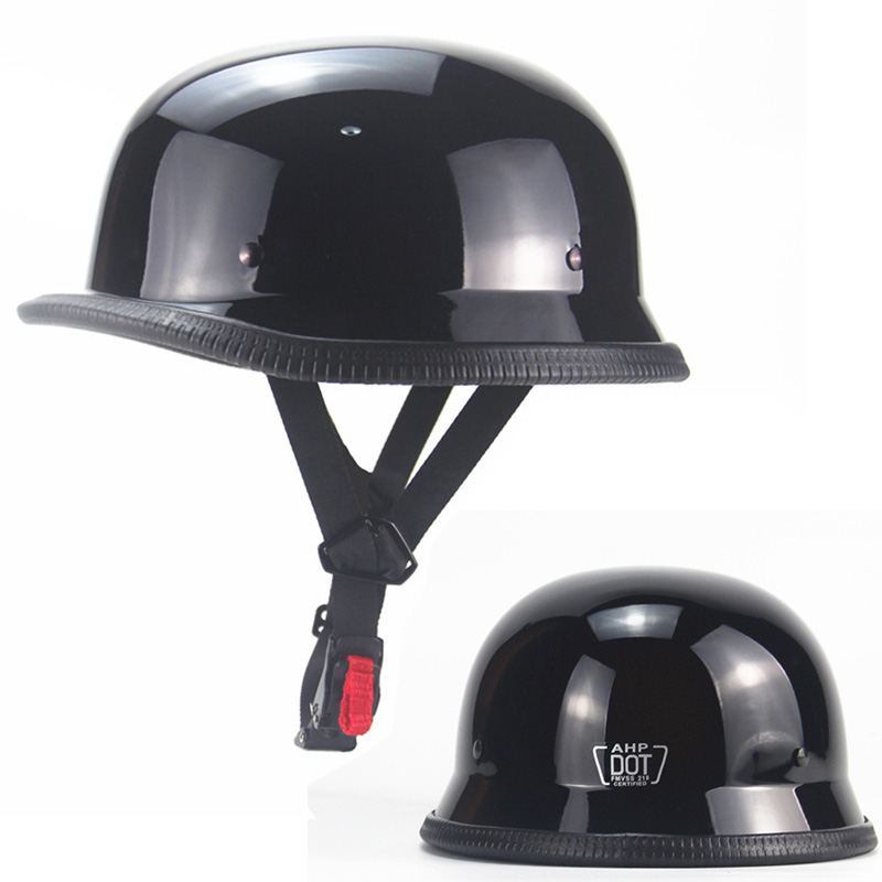 Vintage Open Face Retro Helmet - خمر دراجة نارية كروزر خوذة مفتوحة