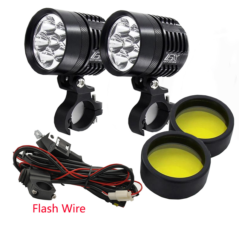 Universal Motorcycle Led Headlight Projector - مصباح أمامي LED للدراجات النارية L6X