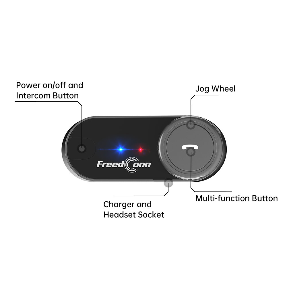 Motorcycle Helmets - سماعة رأس بلوتوث FreedConn T-COM V6