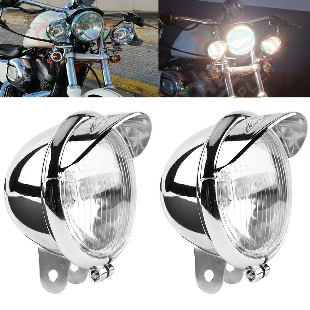 Universal Motorcycle Led Headlight Projector - الكروم العالمي للدراجات النارية أضواء الضباب