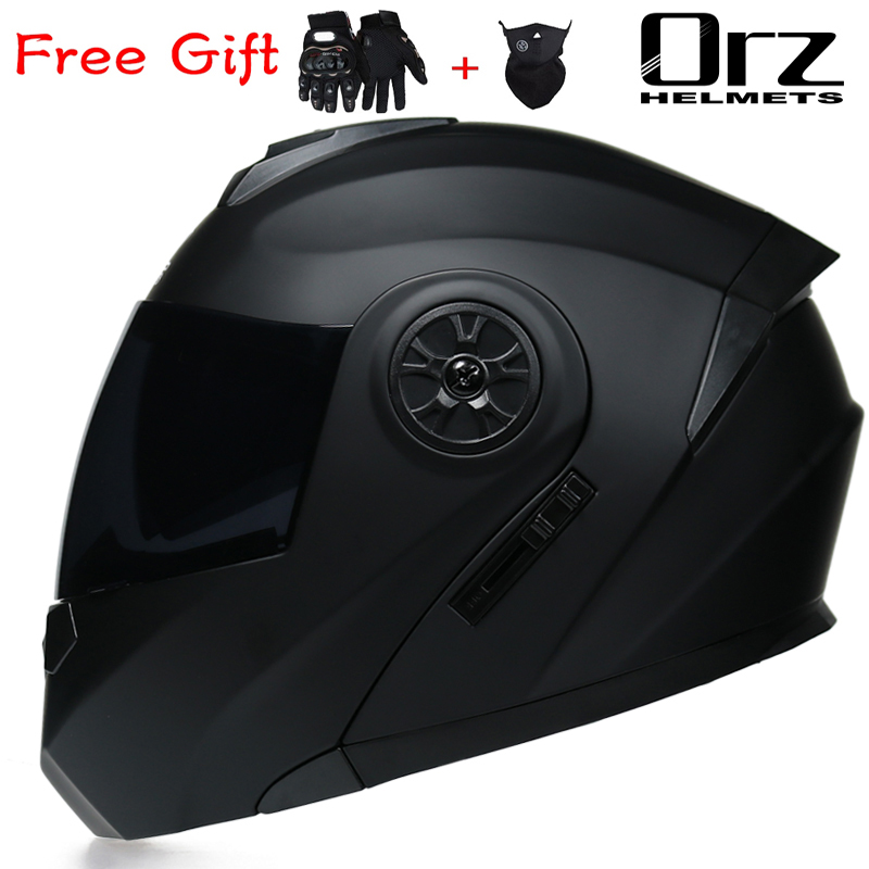 Modular Flip Up Motorcycle Helmet Dot Approved - خوذة دراجة نارية ORZ-161 الأحدث معتمدة