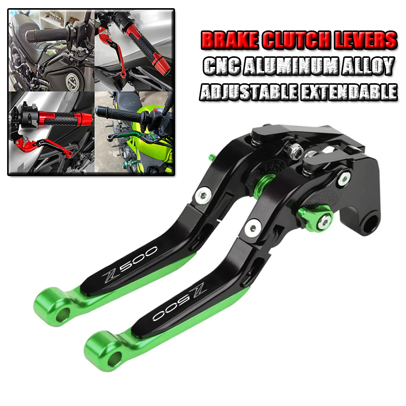 Cnc Aluminum Adjustable Brake Clutch Levers - ملحقات الدراجة النارية KAWASAKI Z500 Z