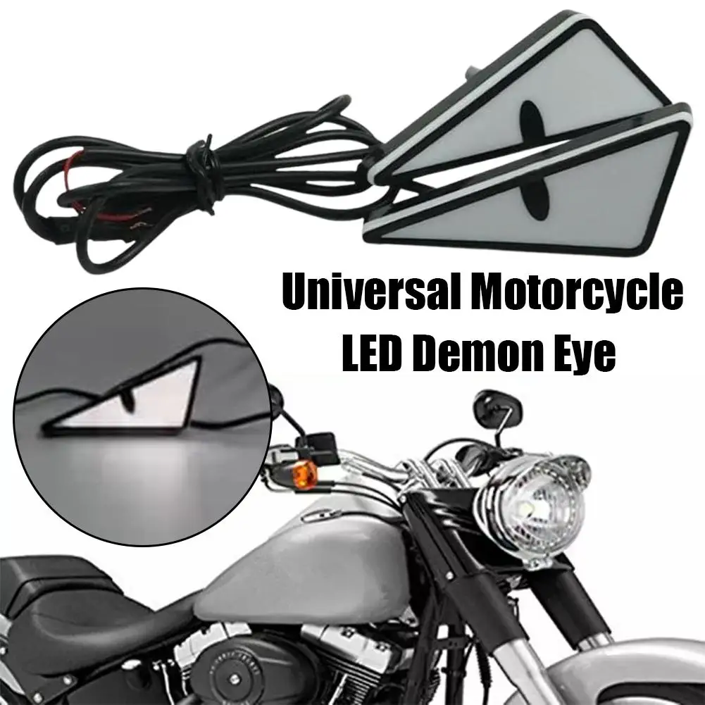 Universal Motorcycle Led Headlight Projector - العالمي للدراجات النارية LED شيطان العين