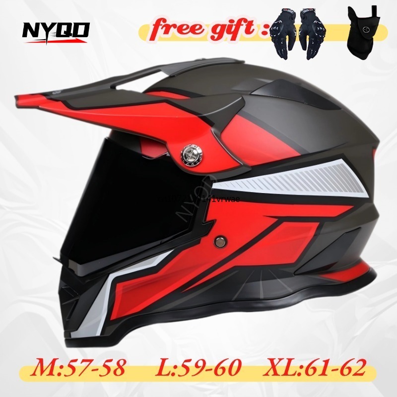 Modular Flip Up Motorcycle Helmet Dot Approved - خوذة دراجة نارية بواقي وجه مزدوج