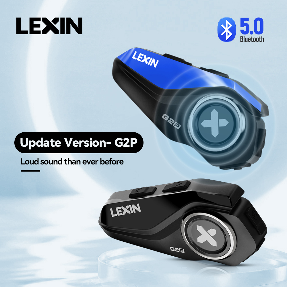 Universal Motorcycle Helmet Intercom Headset - خوذة دراجة نارية Lexin-G2P بلوتوث إنترفون