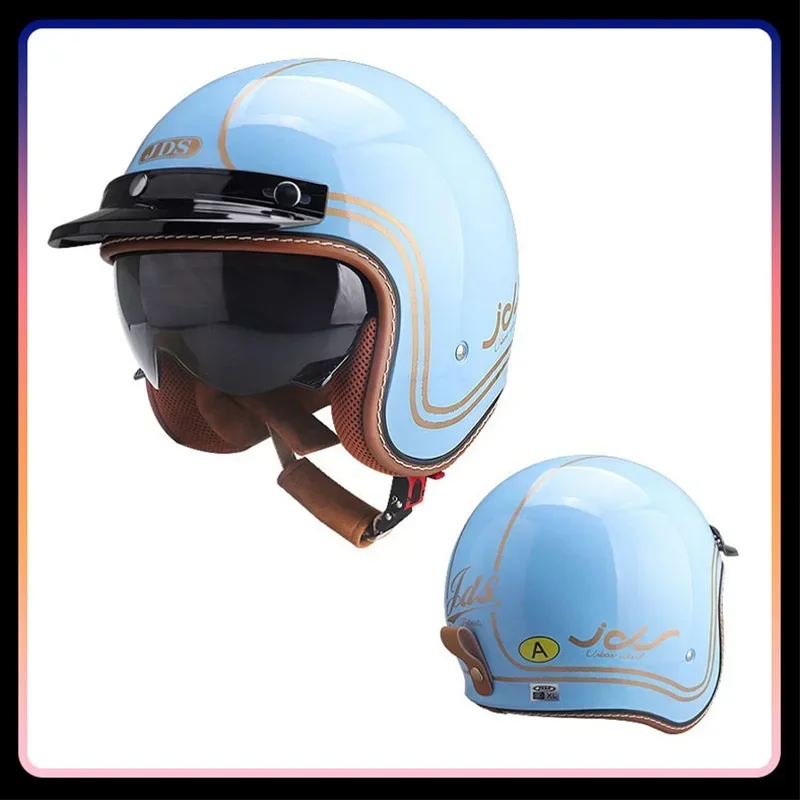 الرجال النساء مفتوحة الوجه درا - مراجعة Vintage Open Face Retro Helmet وسعره