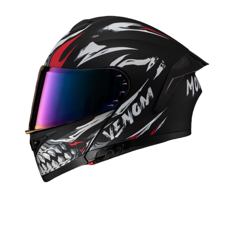 خوذة دراجة نارية معتمدة من وزا - مراجعة Modular Flip Up Motorcycle Helmet Dot Approved وسعره