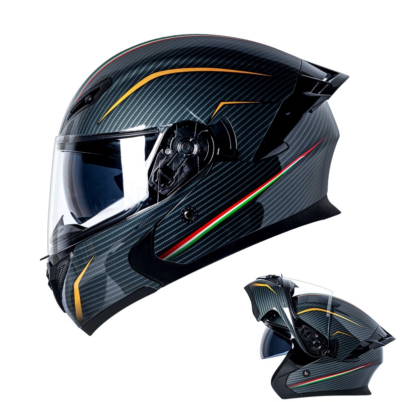 خوذات دراجات نارية معتمدة من و - مراجعة Modular Flip Up Motorcycle Helmet Dot Approved وسعره