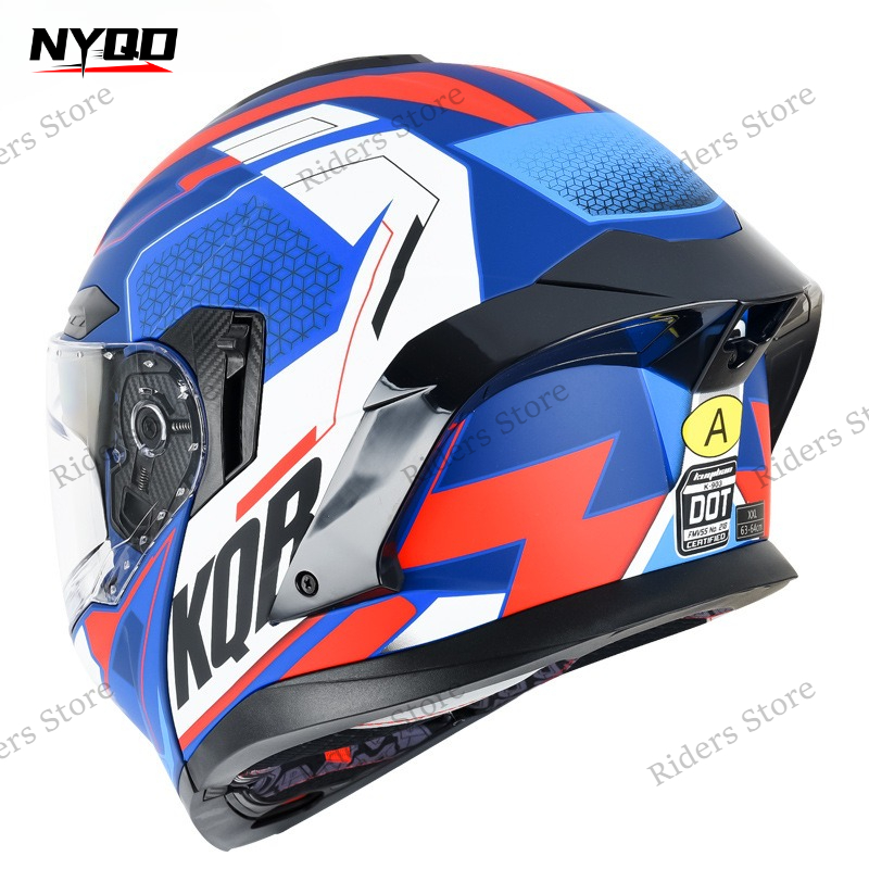 خوذة دراجة نارية معتمدة 3C قاب - مراجعة Full Face Motorcycle Helmet With Bluetooth وسعره