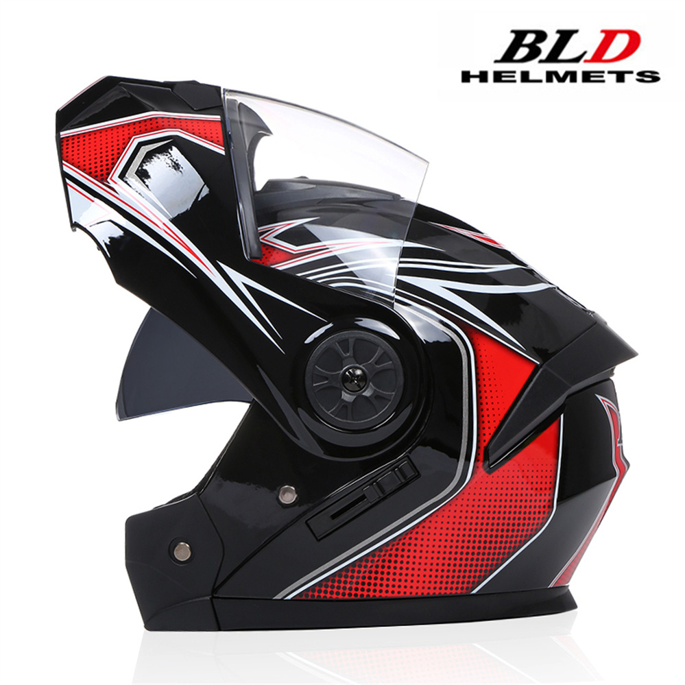 خوذة مزدوجة العدسة وحدات موضة  - مراجعة Dual Visor Motorcycle Racing Helmet وسعره