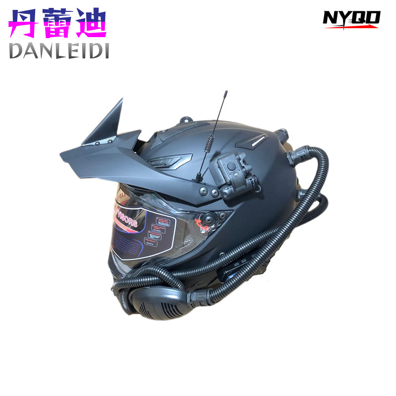 خوذة دراجة نارية للسباق ، خوذة - مراجعة Full Face Motorcycle Helmet With Bluetooth وسعره