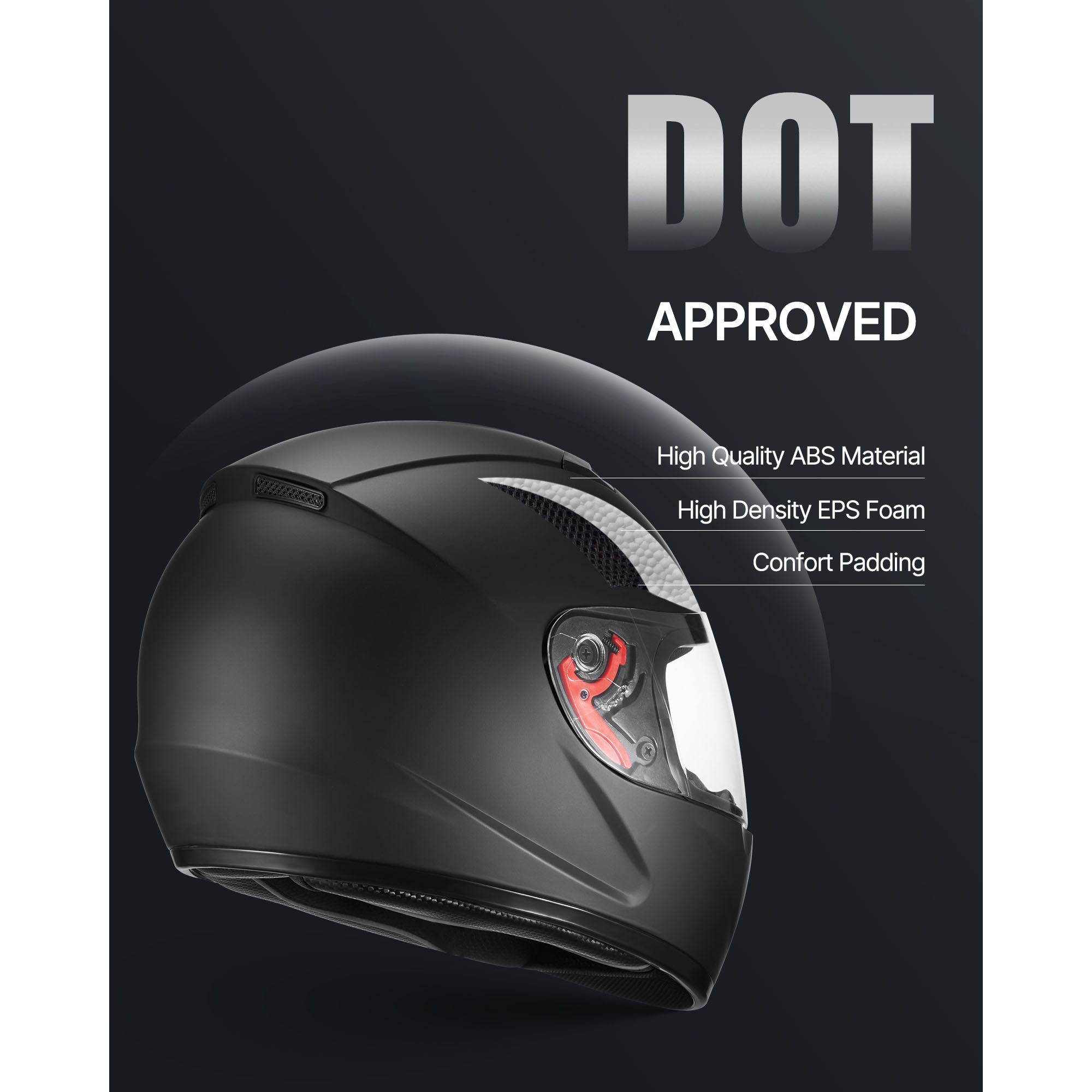 خوذة دراجة نارية، كاملة الوجه، - مراجعة Dual Visor Motorcycle Racing Helmet وسعره