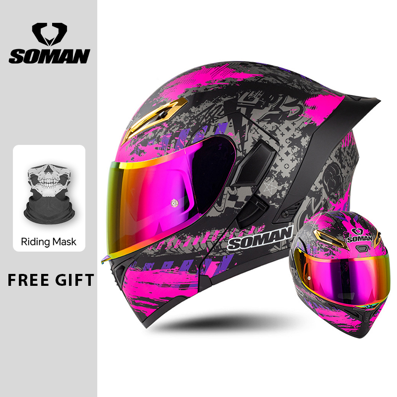 خوذة دراجة نارية للرجال معتمدة - مراجعة Modular Flip Up Motorcycle Helmet Dot Approved وسعره