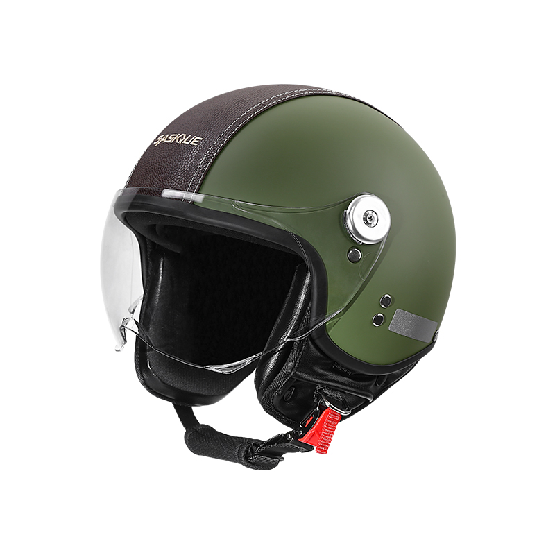 خوذة دراجة نارية كلاسيكية مفتو - مراجعة Vintage Open Face Retro Helmet وسعره