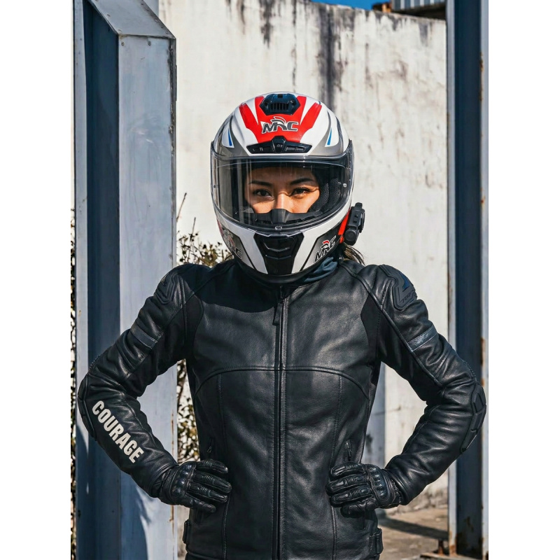 خوذة دراجة نارية كاملة الوجه M - مراجعة Dual Visor Motorcycle Racing Helmet وسعره