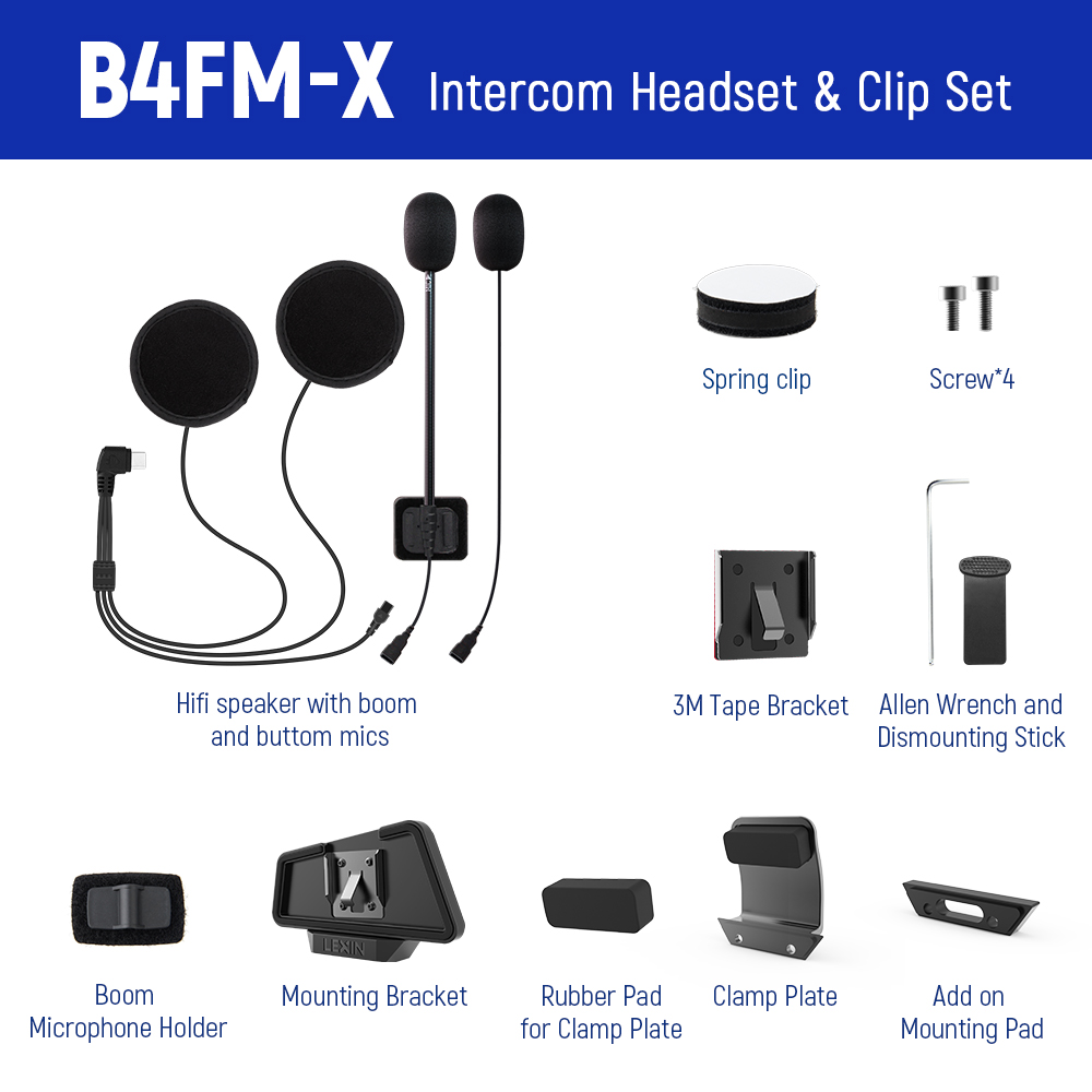 سماعة رأس LEXIN LX-B4FM-X مع م - مراجعة Full Face Motorcycle Helmet With Bluetooth وسعره