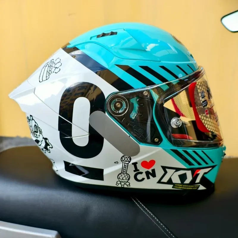 الأصلي KYT ST ألياف الكربون در - مراجعة Carbon Fiber Lightweight Motorcycle Helmet وسعره