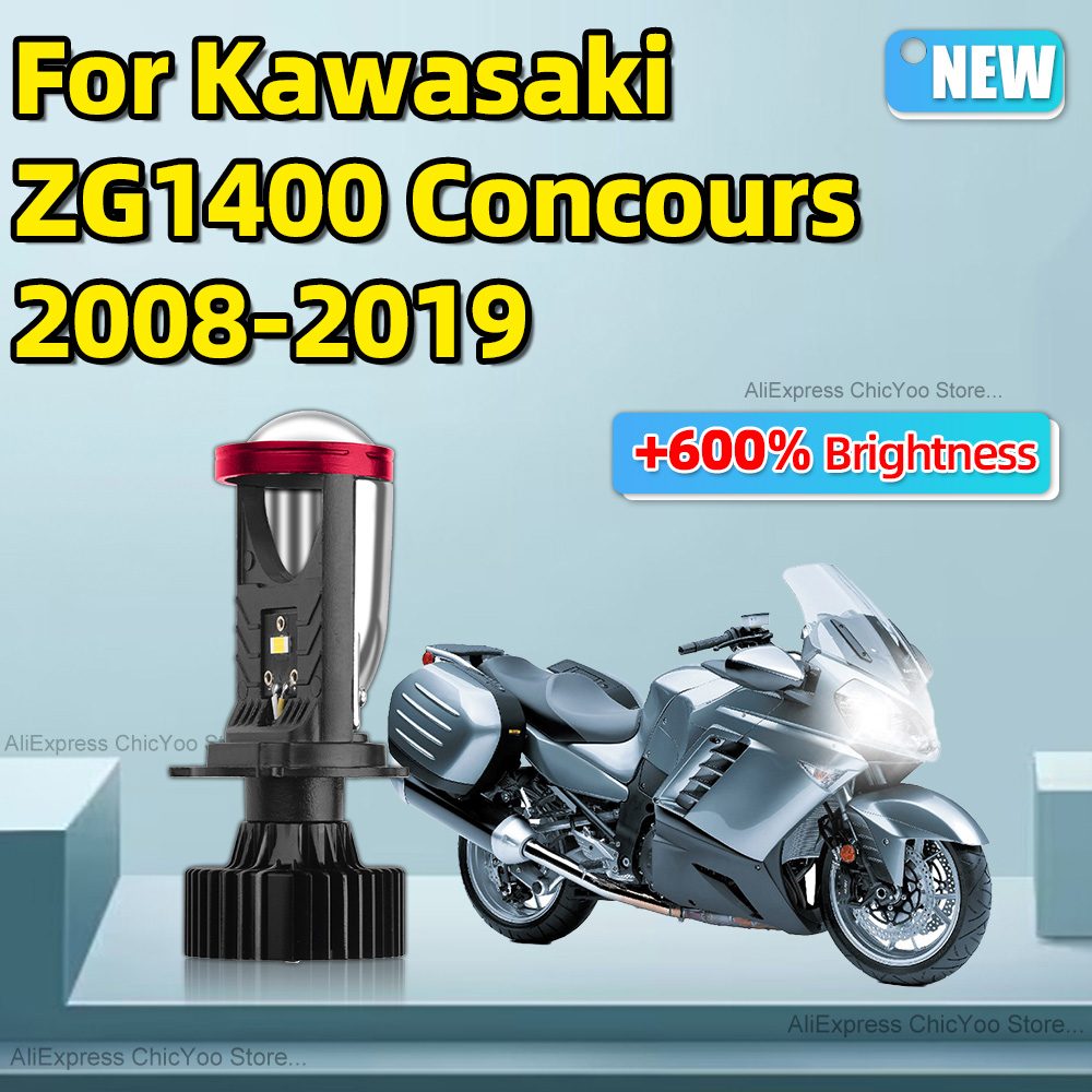 عدسة بروجتر مصباح أمامي ليد لل - مراجعة Universal Motorcycle Led Headlight Projector وسعره