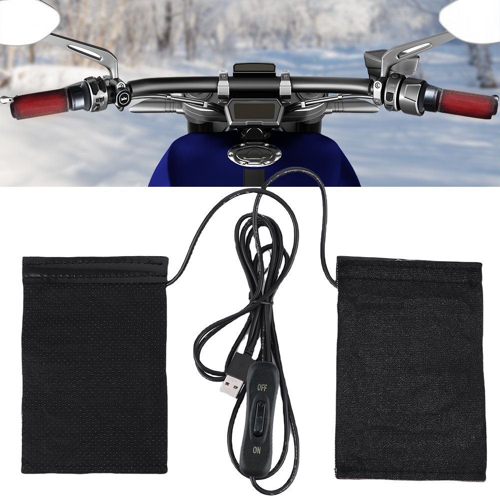 مقابض دراجة نارية مدفأة كهربائ - مراجعة Riding Gear وسعره