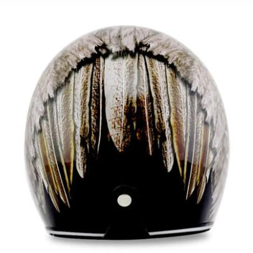خوذة دراجة نارية سوداء عتيقة م - مراجعة Vintage Open Face Retro Helmet وسعره