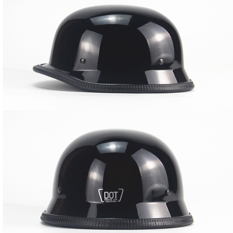 خمر دراجة نارية كروزر خوذة مفت - مراجعة Vintage Open Face Retro Helmet وسعره
