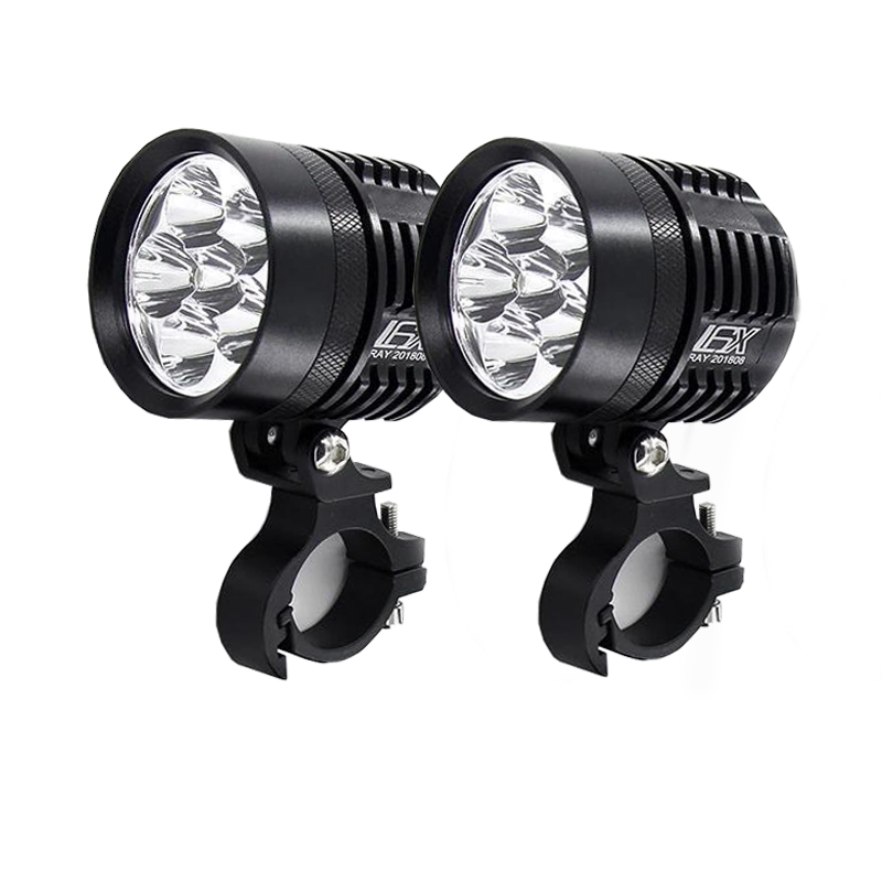 مصباح أمامي LED للدراجات النار - مراجعة Universal Motorcycle Led Headlight Projector وسعره