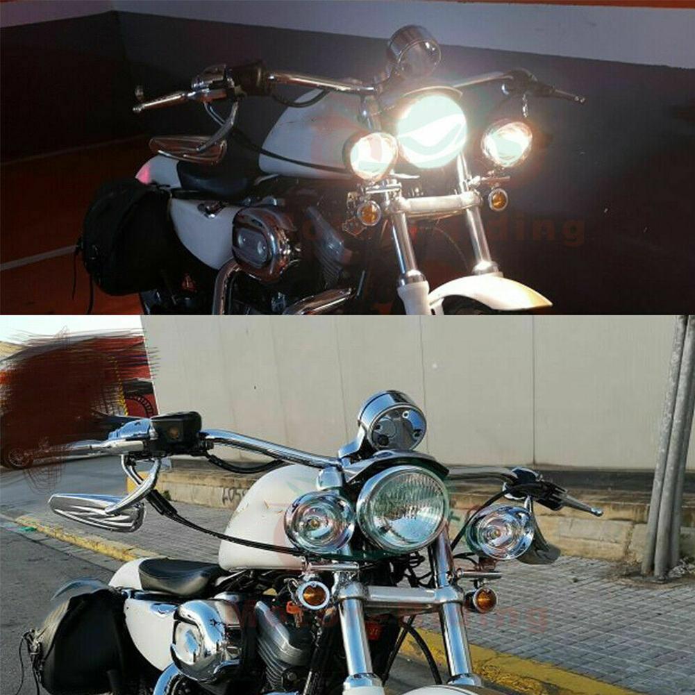 الكروم العالمي للدراجات الناري - مراجعة Universal Motorcycle Led Headlight Projector وسعره