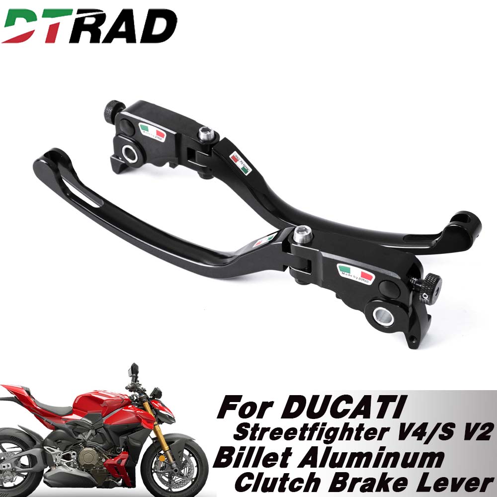 ل DUCATI Panigale/Streetfighte - مراجعة Cnc Aluminum Adjustable Brake Clutch Levers وسعره