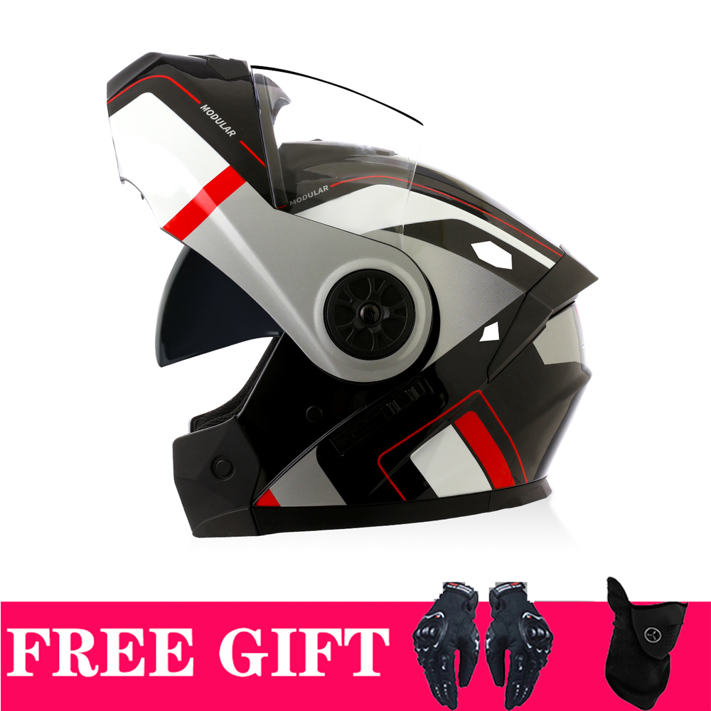 أقنعة مزدوجة خوذة بلوتوث وحدات - مراجعة Full Face Motorcycle Helmet With Bluetooth وسعره