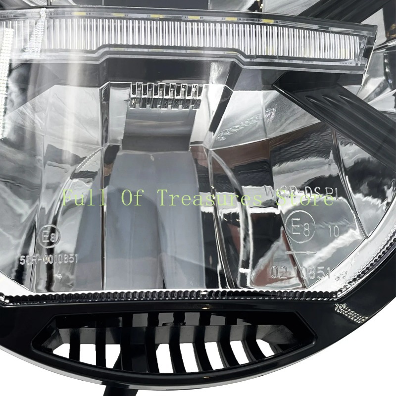 مصباح أمامي LED للدراجات النار - مراجعة Universal Motorcycle Led Headlight Projector وسعره