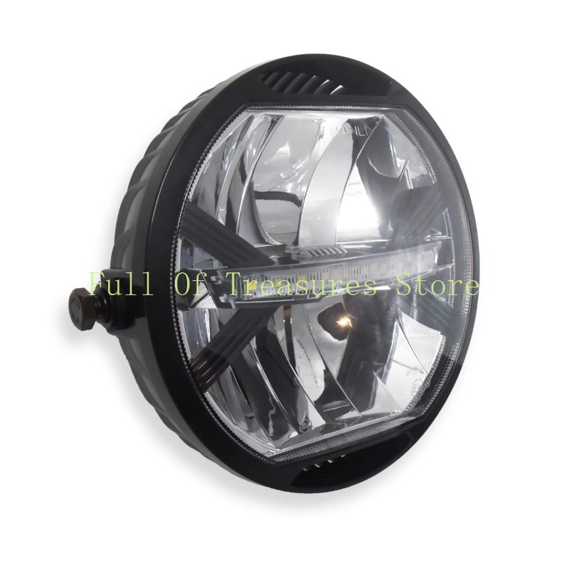 مصباح أمامي LED للدراجات النار - مراجعة Universal Motorcycle Led Headlight Projector وسعره