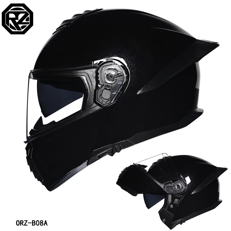 خوذة دراجة نارية من ORZ بواقي  - مراجعة Modular Flip Up Motorcycle Helmet Dot Approved وسعره