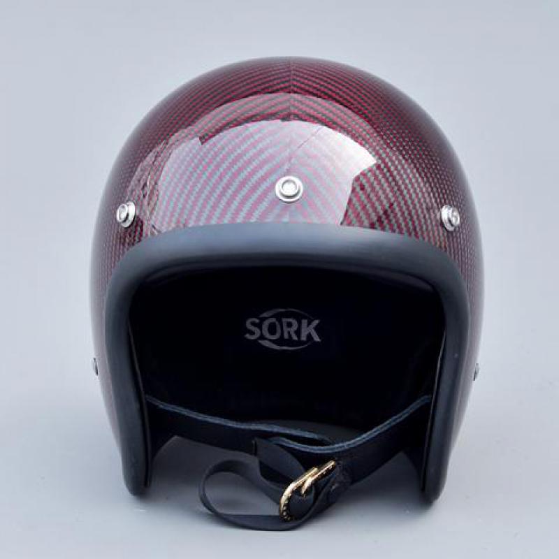 خوذة كلاسيكية كلاسيكية مفتوحة  - مراجعة Carbon Fiber Lightweight Motorcycle Helmet وسعره