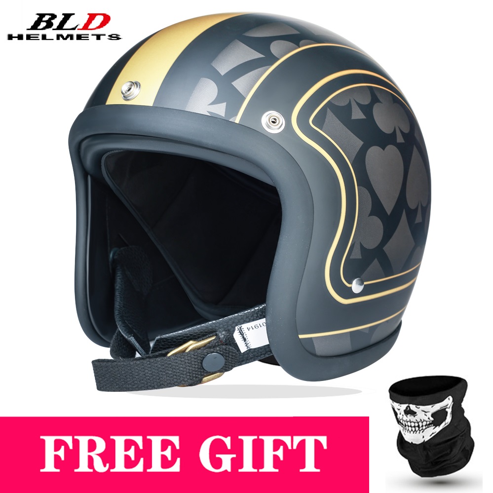 الانظار اليابان كوريا نمط الأز - مراجعة Vintage Open Face Retro Helmet وسعره