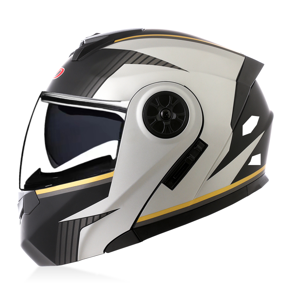 خوذة دراجات نارية عالية الجودة - مراجعة Modular Flip Up Motorcycle Helmet Dot Approved وسعره