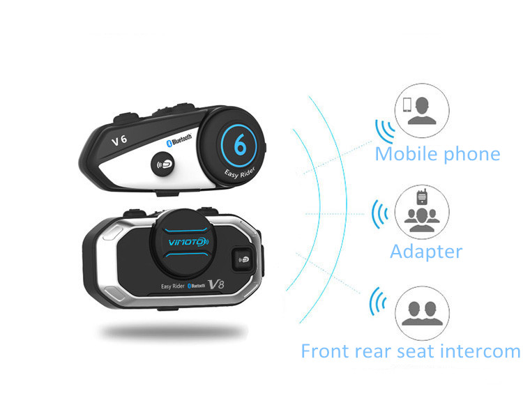 فيموتو V8 دراجة نارية خوذة سما - مراجعة Full Face Motorcycle Helmet With Bluetooth وسعره