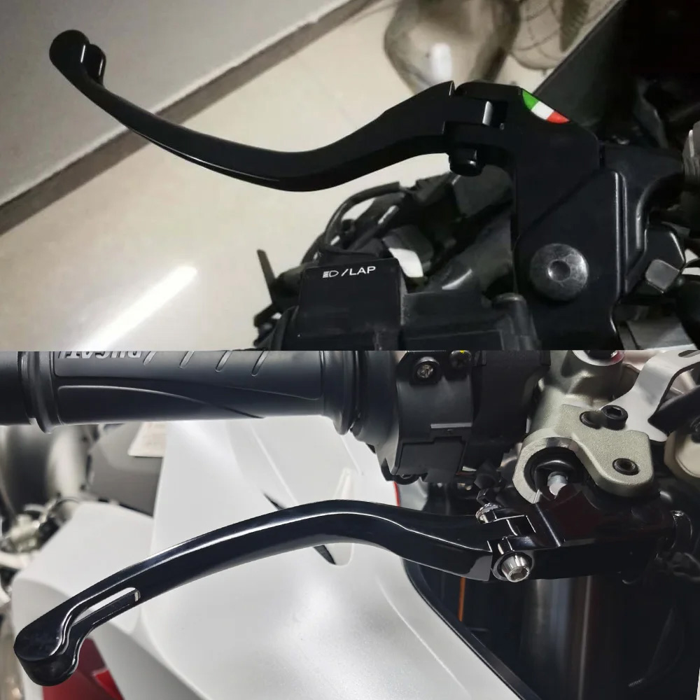 ذراع فرامل وقابض سباق قابل للت - مراجعة Cnc Aluminum Adjustable Brake Clutch Levers وسعره