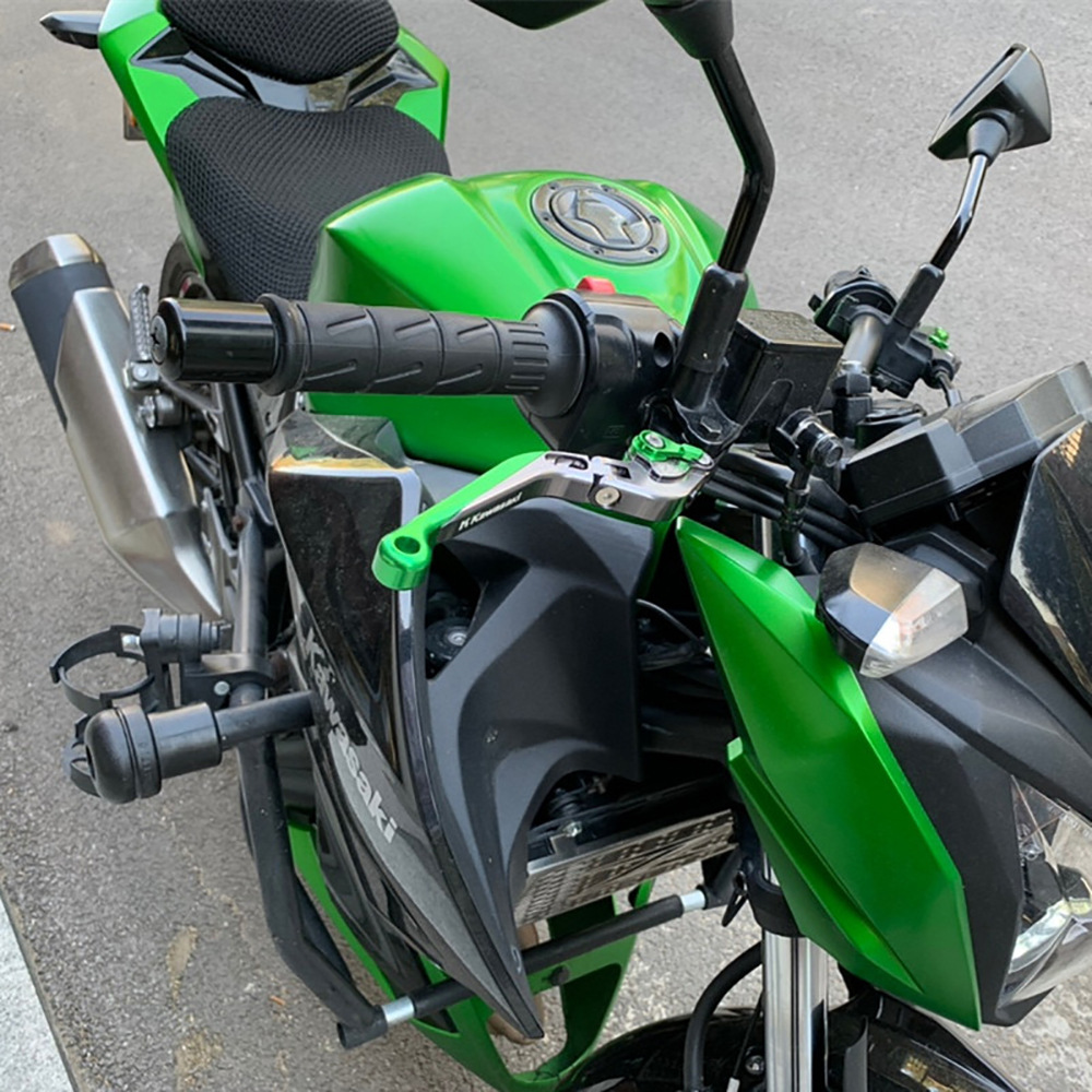 يصلح ل Z900 Z 900 z900 2017-20 - مراجعة Cnc Aluminum Adjustable Brake Clutch Levers وسعره