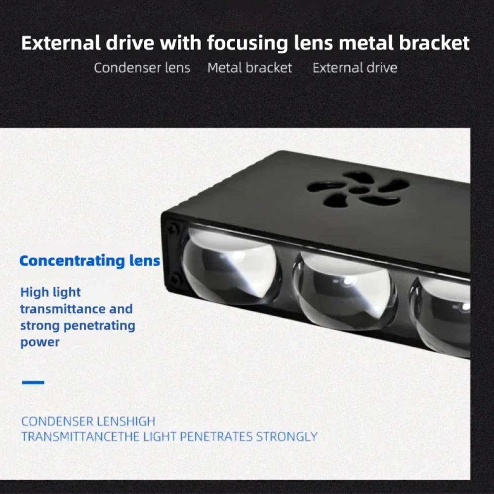 سيارة مصبغة LED المصباح ضوء ال - مراجعة Universal Motorcycle Led Headlight Projector وسعره
