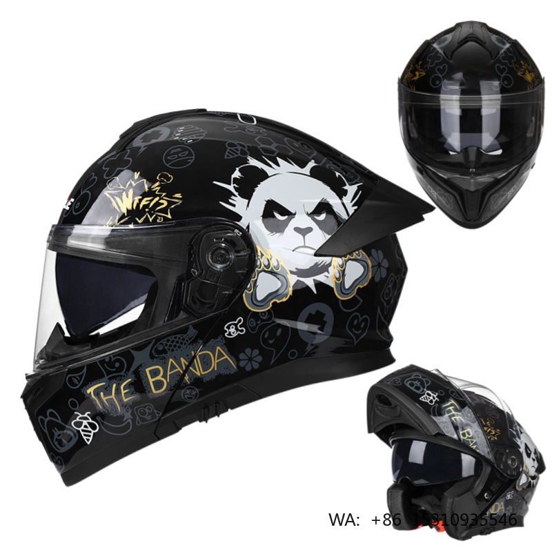 خوذة كاملة الوجه معتمدة من DOT - مراجعة Dual Visor Motorcycle Racing Helmet وسعره