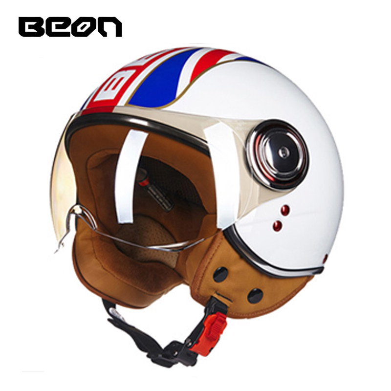 خوذة دراجة نارية مفتوحة الوجه  - مراجعة Vintage Open Face Retro Helmet وسعره