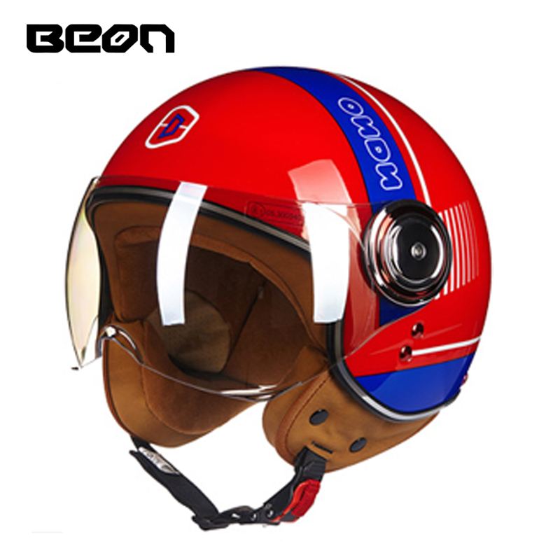 خوذة دراجة نارية مفتوحة الوجه  - مراجعة Vintage Open Face Retro Helmet وسعره