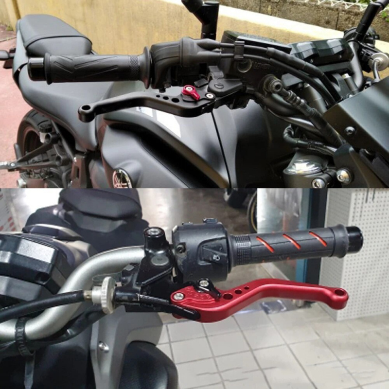 مخلب رافعة الفرامل رافعة مجموع - مراجعة Cnc Aluminum Adjustable Brake Clutch Levers وسعره