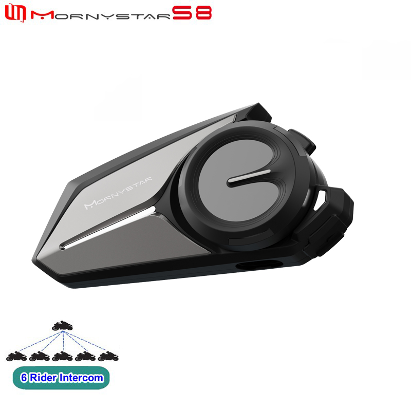 سماعة رأس بلوتوث Mornystar S8  - مراجعة Universal Motorcycle Helmet Intercom Headset وسعره