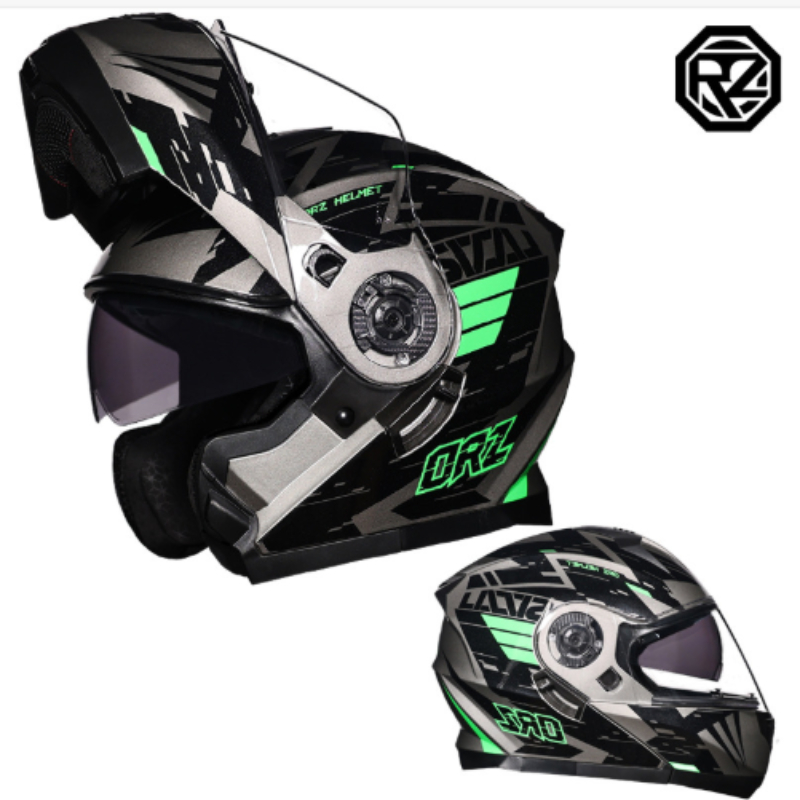 خوذة دراجة نارية مزدوجة الوجه  - مراجعة Modular Flip Up Motorcycle Helmet Dot Approved وسعره