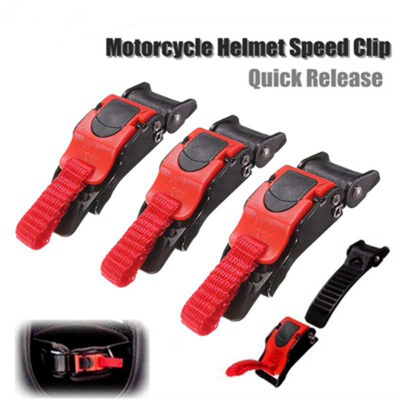 مشبك تثبيت سريع قابل للتعديل ب - مراجعة Quick Release Buckle Motorcycle Helmet وسعره