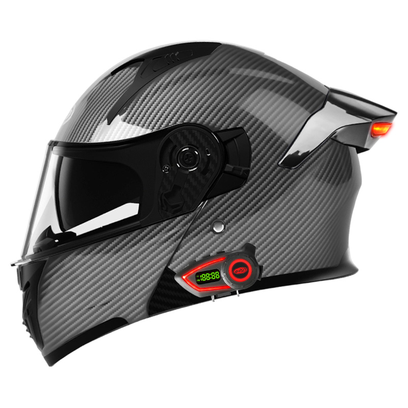 خوذات دراجات نارية من مادة ABS - مراجعة Modular Flip Up Motorcycle Helmet Dot Approved وسعره